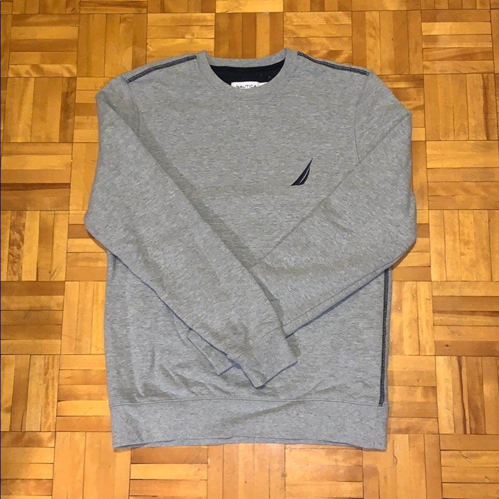 Nautical grey crewneck
